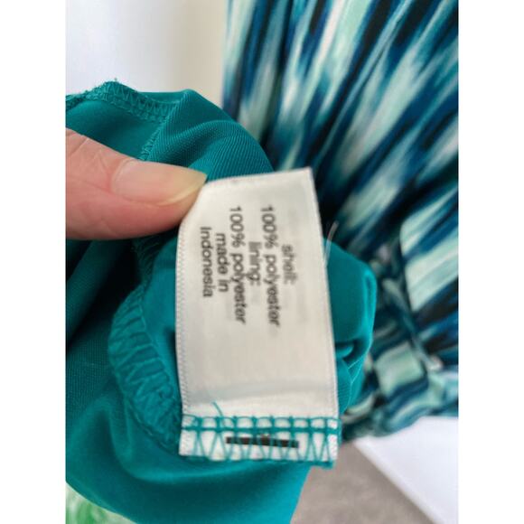 Lane Bryant Dress High Low Multicolor Strapless Size XL* - Picture 9 of 12